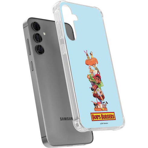Bobs Burgers Stacked Galaxy S24 Plus Clear Case
